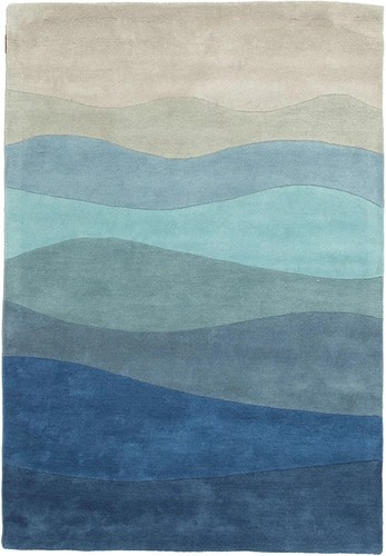 Hand tufted wool rug - rug,