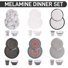 Melamine Dinnerware Set 16