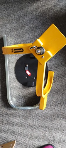 Wheel clamp anti theft - clamp,