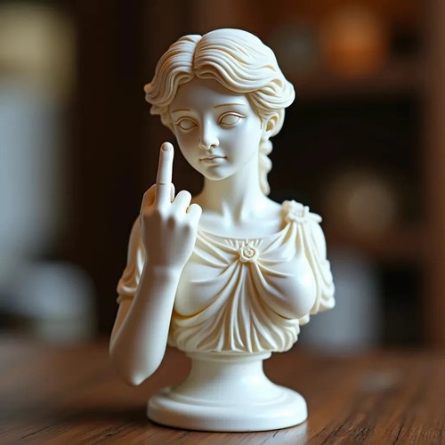 Vienna goddess middle - goddess, finger