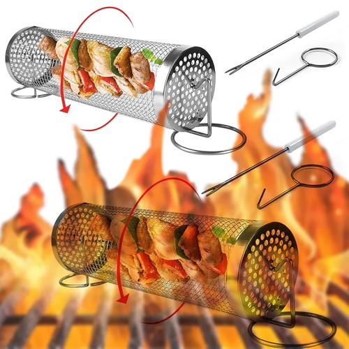 Grill basket rotating - grill,