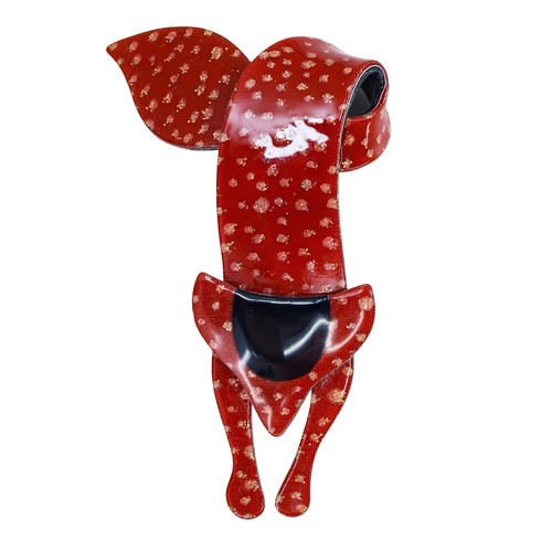 Lea stein brooch incomplete - brooch,
