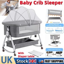 4in1 Baby Bedside Crib Sleeper