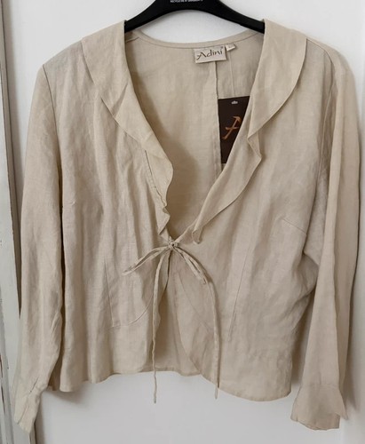New linen adini top size - linen,