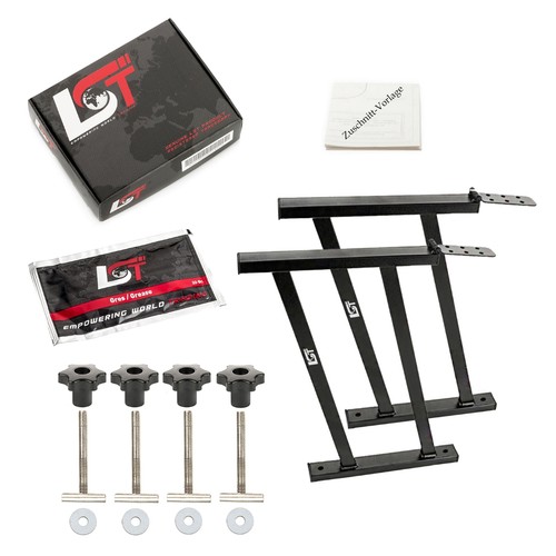 Mounting rails with hinge - 2x,