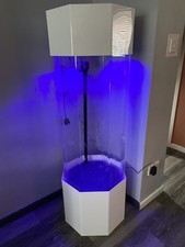 hexagon aquarium fish tank