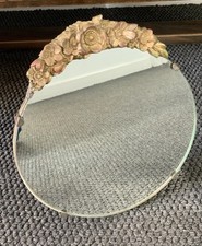 Vintage Round Art Deco Barbola