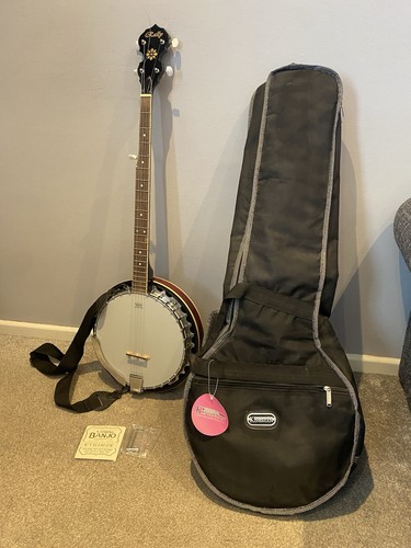 Rally string banjo - 5, case