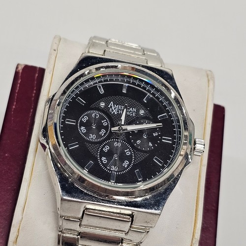 American exchange silver tone - american,