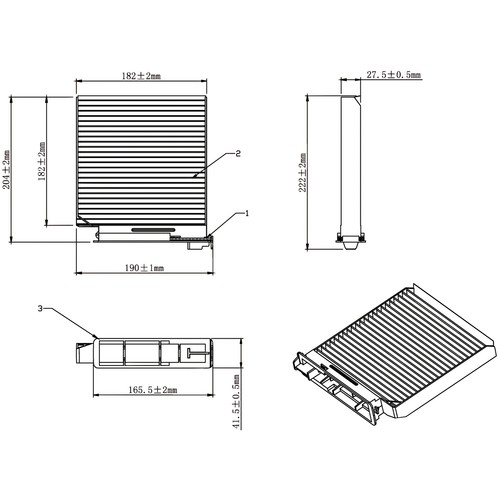 C12 0050 cabin - cabin, filter