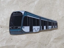 Nottingham NET Bombardier AT6/5 Tram Enamel Brooch Pin Train Badge