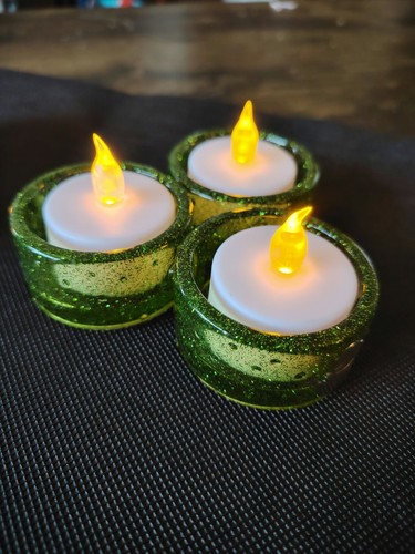 Christmas tea light holders - christmas,