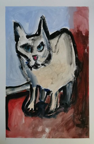 Original acrylic painting a3 - original,