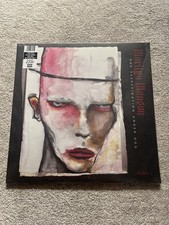 Marilyn Manson One Assassination Under God Tan Red Black Bone Splatter Vinyl Lp