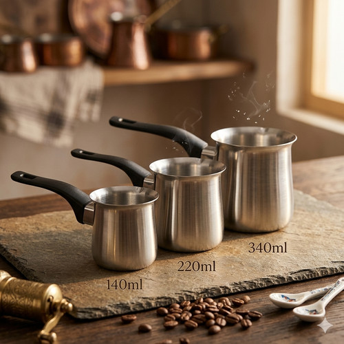 Stainless steel turkish coffee - stainless,