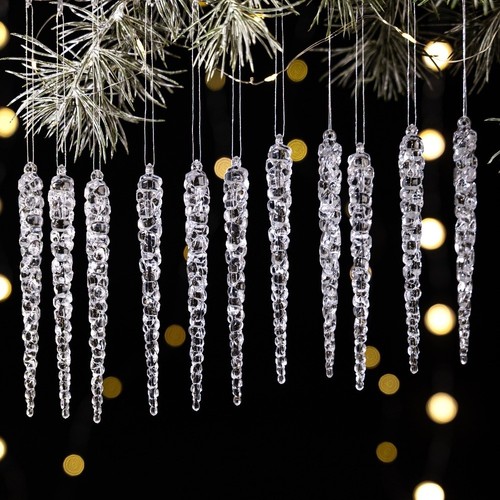 12pcs acrylic icicle - 12pcs,