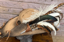 BEIGE Distressed Pirate Hat