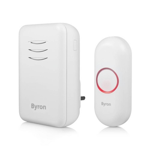 Byron white wireless door - wireless,