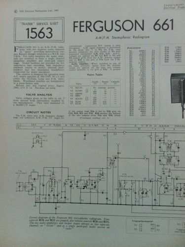 Ferguson stereophonic - am, fm