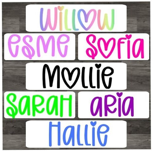 Personalised vinyl name - personalised,