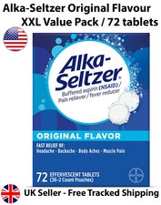 XXL VALUE PACK - Alka-Seltzer Original - Effervescent Tablets - 72s
