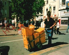 Picture Postcard:;York, Street Sweeper