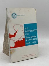 R.I. District 110 Year Book &