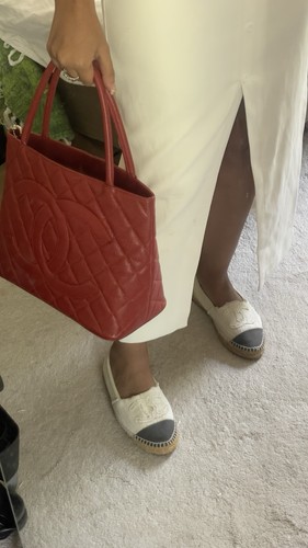 Chanel beige and - black, summer