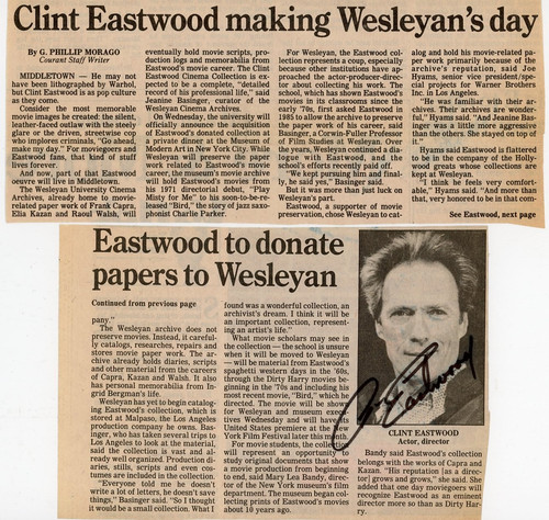Clint eastwood signed - -,