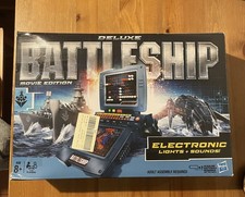 Electronic Battleship Deluxe Movie Edition Hasbro 2012 Lights talks complete