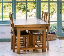 Solid Oak Extendable Dining