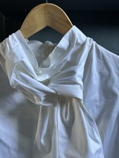 Cos White Shirt With Tie Size