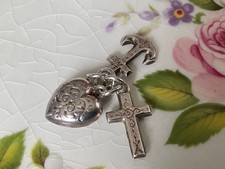 Antique? Sterling Silver Faith