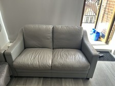 Light Grey 2+2 Seater Leather