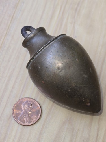 Large antique brass 12 - 2-3/4",
