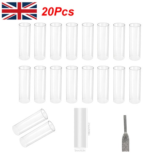 20pcs clear transparent aglets - 20pcs,