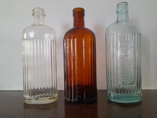 Antique glass bottles not - bottles, to