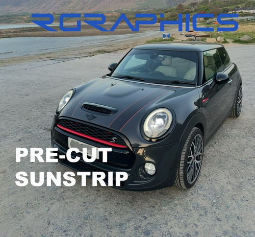 Pre cut sunstrip for mini - pre,