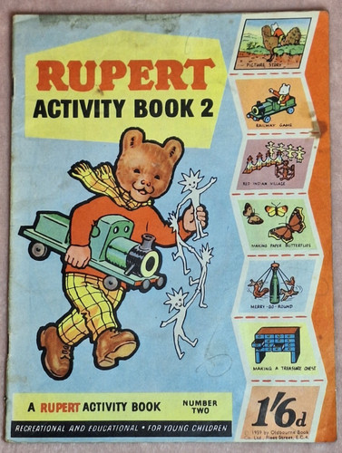 Rupert bear activity - rupert, book