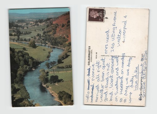 Postcard river wye - wye, from