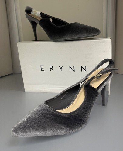 Erynn velvet shiny slingback - velvet,