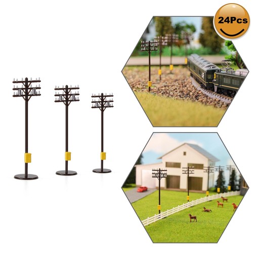 24pcs model railway scale - railway, n