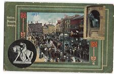 Lady Godiva Procession Coventry Peeping Tom statue 1900s postcard