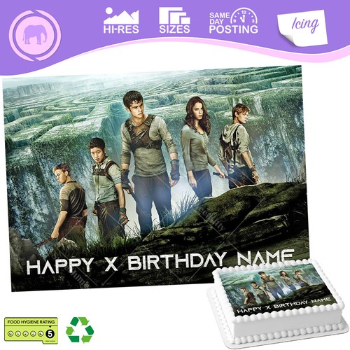 Maze runner cake topper - maze,