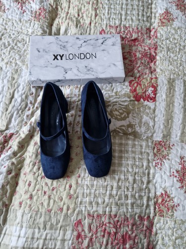 Navy blue ladies - court, shoes