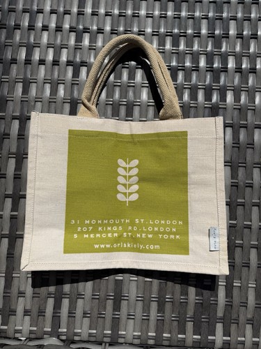 Orla kiely rare jute tote - jute,
