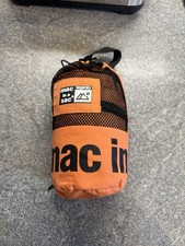 Mac In A Sac Orange Waterproof Jacket Portable Size XS Excellent Condition