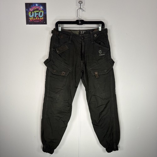 Star raw cargo pants - star,