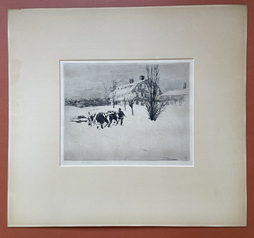 Original etching pencil signed - original,