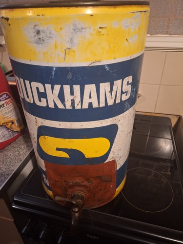 Duckhams oil drum - duckhams,